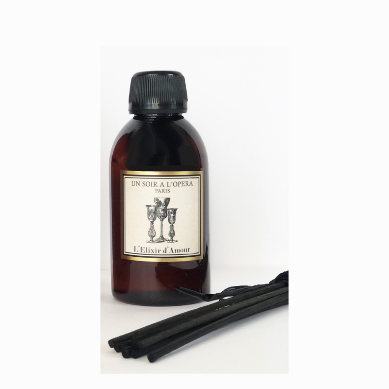 ELIXIR OF LOVE - Refill for home reed diffuser 500 ml - Infusion of spices and tea 180ml