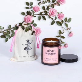 Bougie parfumée - Rose Barock - Désir impatient