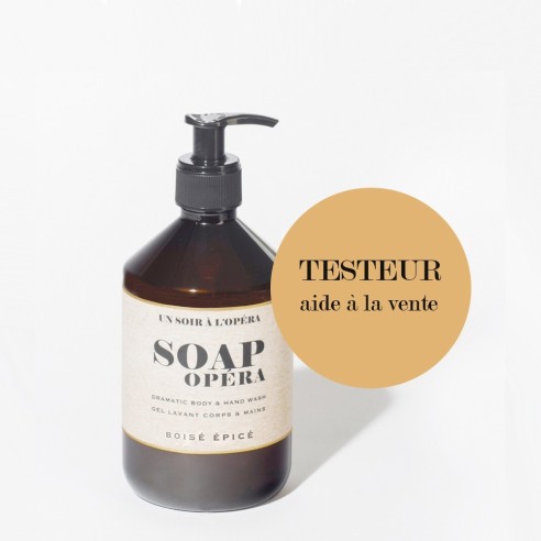 SOAP OPÉRA - woody spicy - Gel lavant corps et main 490 ML