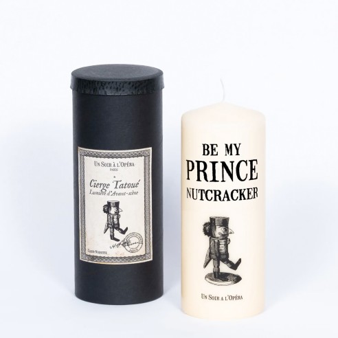 CASSE-NOISETTE  BE MY PRINCE - Cierge tatoué Ivoire