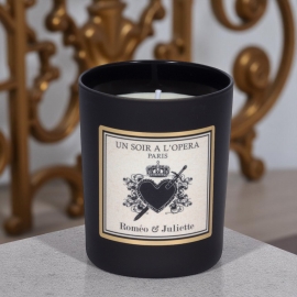 Bougie parfumée romantique - Roméo et Juliette -  Jasmin du Soir