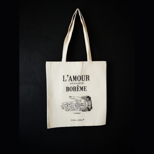 Sac coton tote bag opéra Carmen