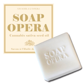 SOAP OPERA - Savon pour les mains - Huile de chanvre et seringa - 10 minimum